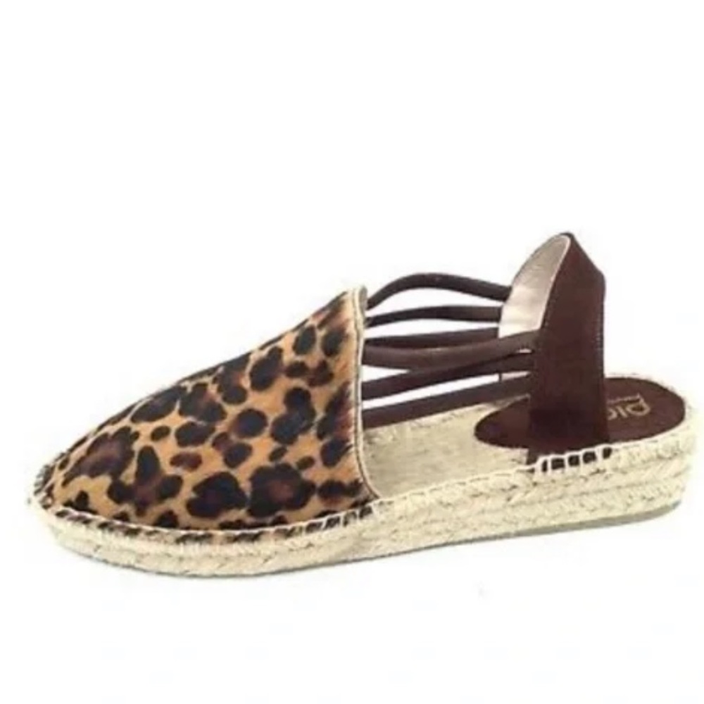 Picon Handmade in Spain Leopard Calf Hair Espadrilles